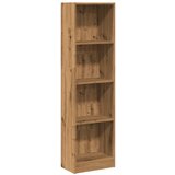 Maison Chic Knjižna omara - Knjižni regal hrast 40x24x143 cm inženirski les, (21723278) Cene