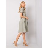 RUE PARIS Dress-217-SK-25663.03-khaki | shoptok.hr