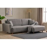 Atelier Del Sofa Mane Right ugaona garnitura na razvlačenje 246 × 160 cm, siva Cene