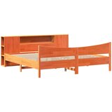  Posteljni okvir brez vzmetnice vošč. rjav 180x200 cm borovina, (21611111) | Shoptok.si