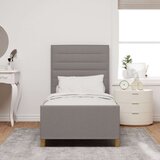  Postelja Taupe 90x190 cm Tkanina, (22049164) | Shoptok.si