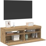 vidaXL TV omarica z LED lučkami 2 kosa artisan hrast inženirski les Cene