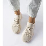 Gemre Beige Women's Sports Shoes Côté | shoptok.hr