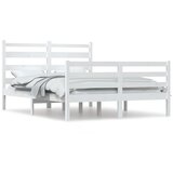 Furnova Posteljni okvir iz trdne borovine 120x200 cm bel, (21934359) | Shoptok.si
