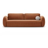 Cosmopolitan Design Opečnato oranžna raztegljiva/s prostorom za shranjevanje sedežna garnitura iz šenilje 262 cm Tonale – | Shoptok.si