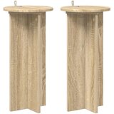  Stalak za biljke 2 pcs Hrast sonoma 29 5 x 29 5 x 60 cm | shoptok.hr