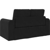 vidaXL tlačni sedež 2-v-1 Črna 148x71x83 cm Velur | Shoptok.si