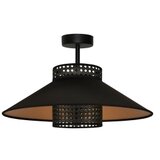  Duolla - Plafonski luster RIO RATTAN 1xE27/15W/230V prečnik 45 cm crna/zlatna | Eponuda.com