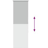 Rolo zavjesa Blackout svijetlo siva 45x130 cm Širina tkanine | shoptok.hr
