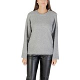 Only Puloverji ONLRENE LIFE LS BUTTON O-NECK CC KNT 15350612 Siva Cene