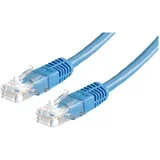 21.99.1544 RJ45 omrežni kabel\, Patch kabel CAT 6 U/UTP 2.00 m modra 1 kos, (20420665)