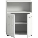 MID.YOU Spodnja Omarica Ice, Bela - Visoki Sijaj | Shoptok.si