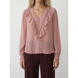 Sinsay Košulja bluza s dekorativnim žabotom | shoptok.hr