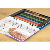MILAN Set crtaći Todocolor met.kut: 12 bezdrv akvarel bojica+kist | shoptok.hr