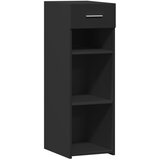  The Living Store Komoda črna 30x42,5x93 cm inženirski les - Komoda, (21496418) | Shoptok.si
