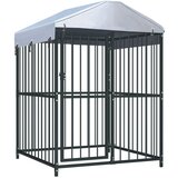 vidaXL Vanjski kavez za pse s krovom 120 x 120 x 150 cm Cijene