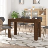 vidaXL Blagovaonski stol boja smeđeg hrasta 120 x 60 x 76 cm drveni | shoptok.hr