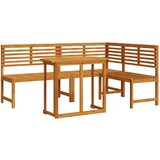  3-dijelni vrtni bistro set od čvrstog akacijinog drva | shoptok.hr