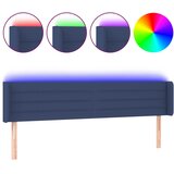  LED uzglavlje plavo 203x16x78/88 cm od tkanine | shoptok.hr