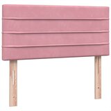 Box spring postelja z vzmetnico roza 80x220 cm žamet, (21792609) | Shoptok.si