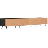 TV omarica črna 150x36x30 cm inženirski les, (20912275) | Shoptok.si