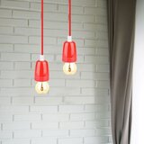  Napajajući kabl 1xE27/60W/230V crvena/porcelan | Eponuda.com