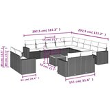  14-dijelni set vrtnih sofa s jastucima poliratan Bež | shoptok.hr