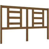  Posteljno vzglavje medeno rjavo 146x4x100 cm trdna borovina, (20646889) | Shoptok.si