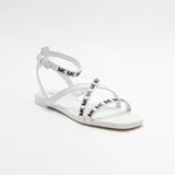 Michael_kors Sandals - TASHA FLAT SANDAL white