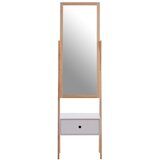 Premier Housewares Stoječe ogledalo z lesenim okvirjem 45x160 cm Rostok – | Shoptok.si