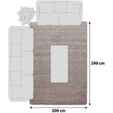 Novel preproga z visokim florom dream 200/290 cm tkano bež | Shoptok.si