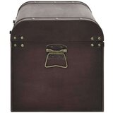 vidaXL Škrinja sa zasunima tamnosmeđa 79,5 x 39,5 x 39,5 cm šperploča | shoptok.hr