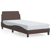  Okvir za krevet s uzglavljem smeđi 80 x 200 cm od umjetne kože | shoptok.hr