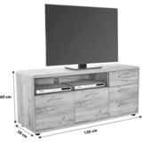 Modern Living Tv-element Fontana Plus, Kašmir, Barva Hrasta | Shoptok.si