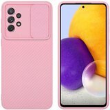 Cadorabo Ohišje, združljiv s Samsungom v Bonbon Pink - Zaščitni pokrov, narejen iz fleksibilnega silikona TPU in z zaščito pred kamero, (20593553) Cene