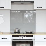  Kuhinjski zid Svijetlo siva 70 x 60 cm Staklo otporno na udarce Cijene