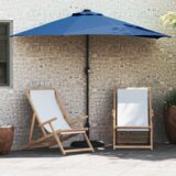 vidaXL Vrtni suncobran Azurnoplava 294 x 150 x 224 cm tkanina | shoptok.hr