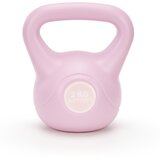 springos Vadba z kettlebellom, utež 2 kg, trenirna utež ABS, roza barva., (5000218278) Cene