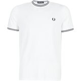 Fred Perry Majice s kratkimi rokavi TWIN TIPPED T-SHIRT Bela Cene