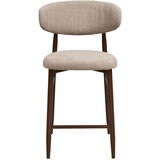 House Nordic Bež/temno rjav oblazinjen barski stol (višina sedeža 65 cm) Levanto – | Shoptok.si
