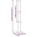  Razstave na sejmih Bela 30 x 23,5 x 210 cm Jeklo, (5000151819) Slike