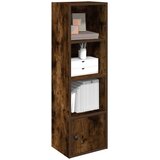 vidaXL Knjižna omara dimljeni hrast 31x24x102 cm inženirski les | Shoptok.si