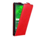 Cadorabo Ohišje, združljivo z Motorola MOTO G6 v rdeče jabolko - Zaščitni ovitek v obliki flipa z magnetnim zapiranjem, (20559342) | Shoptok.si