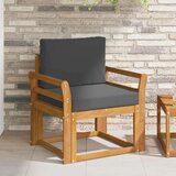 Zunanji kavč Masivno akacijevo les in poliester Naravna, (5000271368) | Shoptok.si