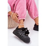Boto Eco Leather Sneakers On Platform Black Penolle | shoptok.hr