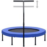  Trampolin za vježbanje s ručkom i sigurnosnim jastučićem 122 cm | shoptok.hr