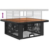  Komplet za jedilnico v vrtu 3 pcs Bež in smetanova poli ratan, (5000301209) | Shoptok.si
