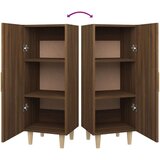  Komoda boja smeđeg hrasta 34 5x34x90 cm konstruirano drvo | shoptok.hr