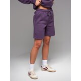 Ombre Unisex sweat shorts with drawstring waistband - purple | ePonuda.com