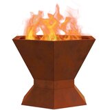  Kamin Smeđa 50 x 50 x 40 cm Čelik otporan na vremenske uvjete | shoptok.hr
